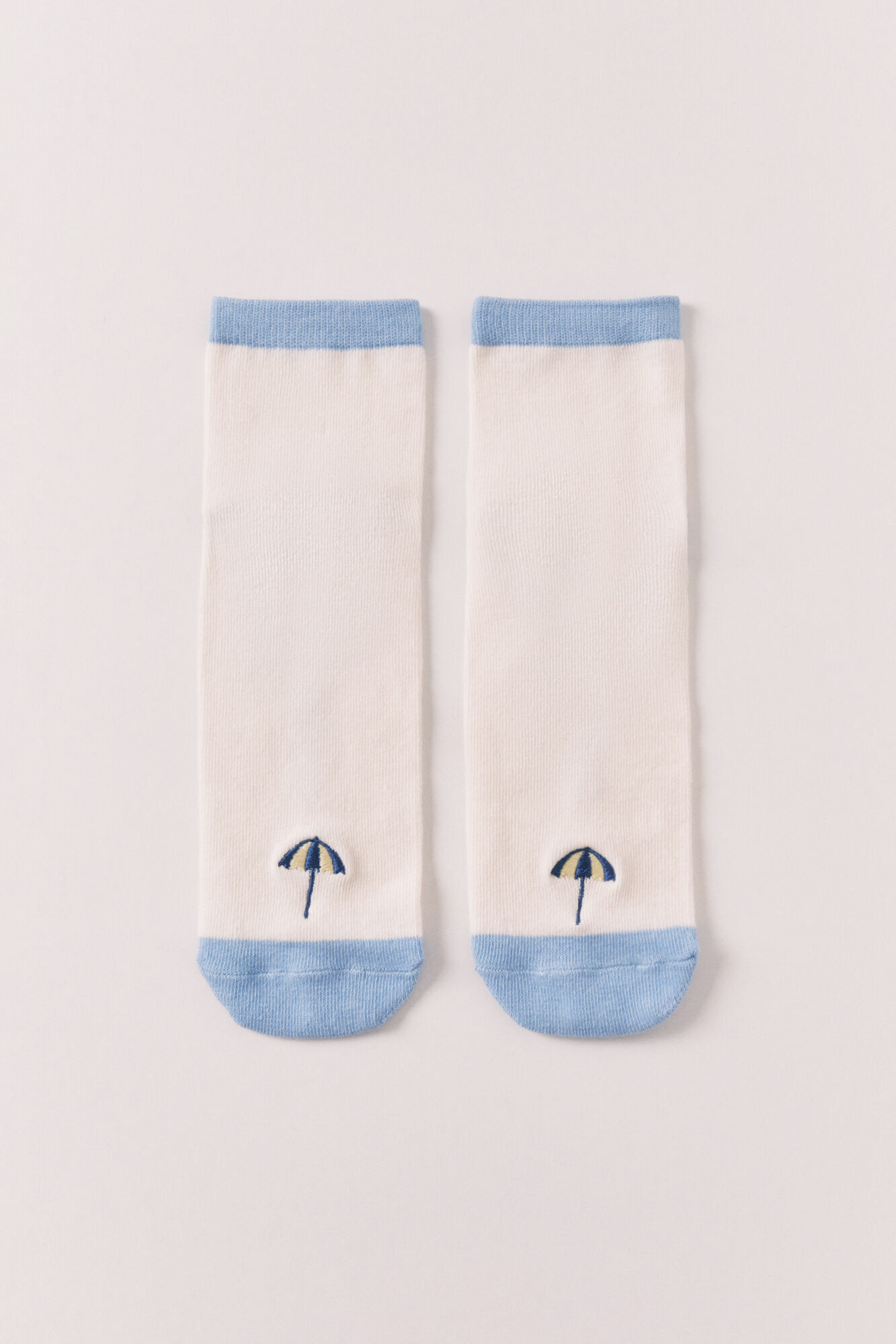 Women'secret Calcetines cortos bordado sombrilla