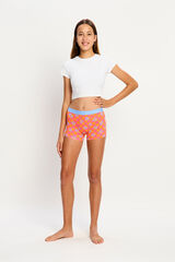 Modibodi SmileyWorld&reg; Braga Menstrual Teen Algod&oacute;n Org&aacute;nico Flujo S&uacute;per Flower rosa