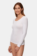 Playtex Ultra-thin thermal long sleeve -shirt termaltech white