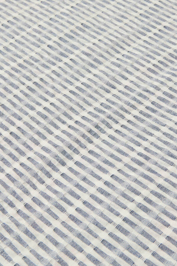 Womensecret Two-tone cotton bedspread bleu