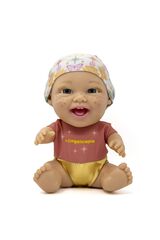 Baby Pelones Mu&ntilde;eco solidario Karol G blanco