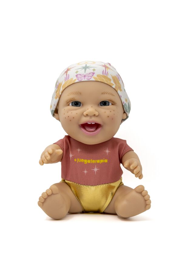 Baby Pelones Mu&ntilde;eco solidario Karol G blanco