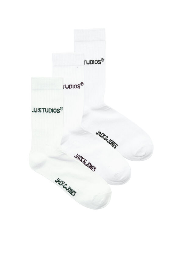 Jack & Jones 3-pack socks white