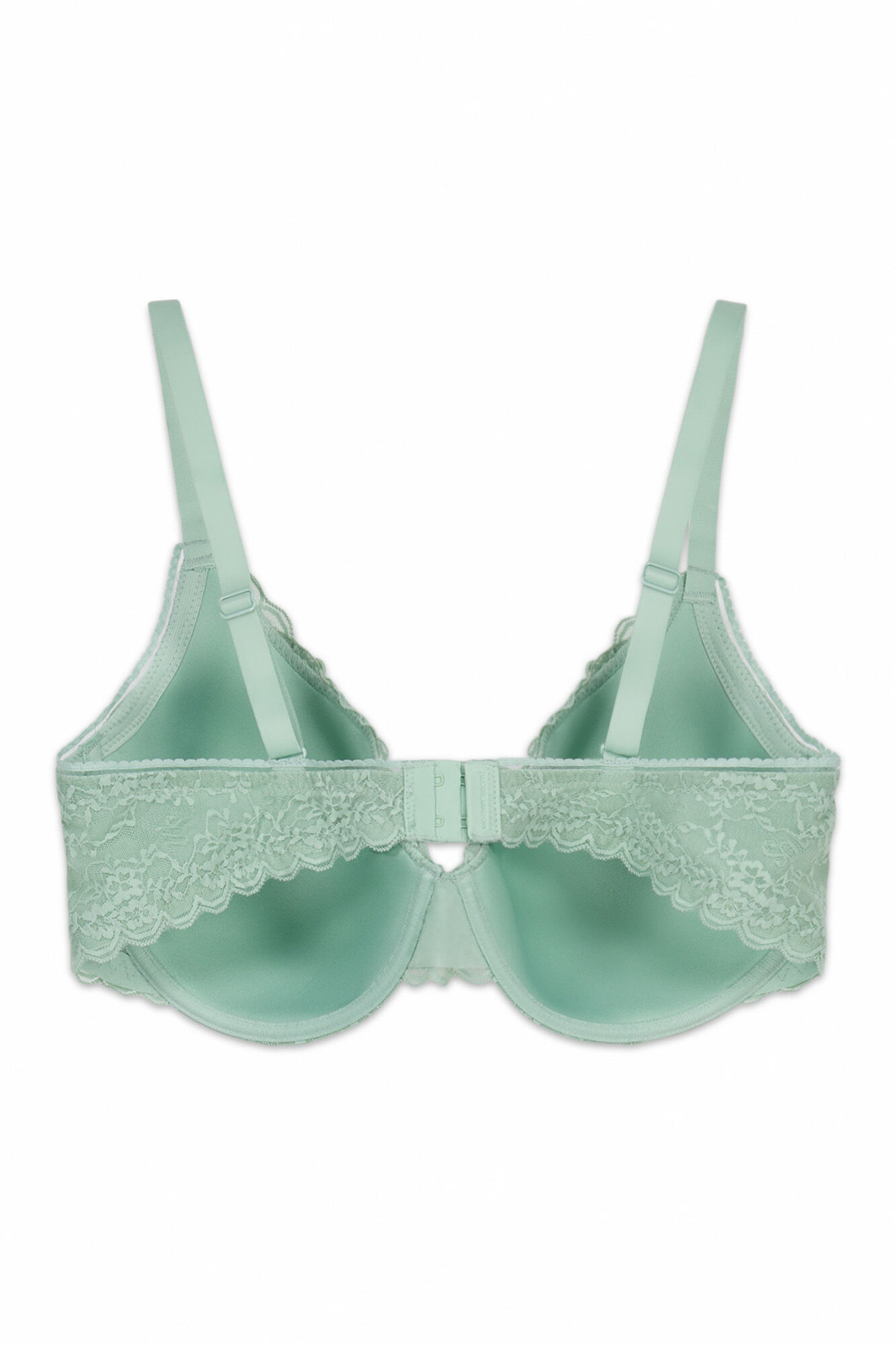 Women'secret Green classic padded lace bra BEAUTIFUL