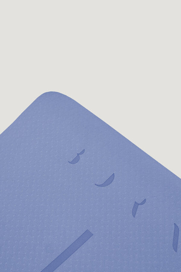 Born Living Yoga Mat Wave-6mm  bleu