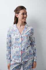 Women'secret Snoopy comic classic pyjamas blue