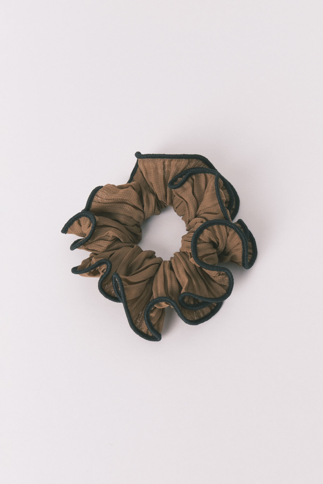 Women'secret Brown semi-sheer maxi scrunchie