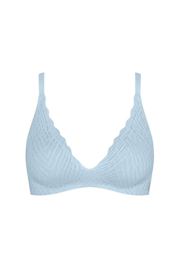 Sloggi Sujetador push up sin aro alta sujeci&oacute;n azul