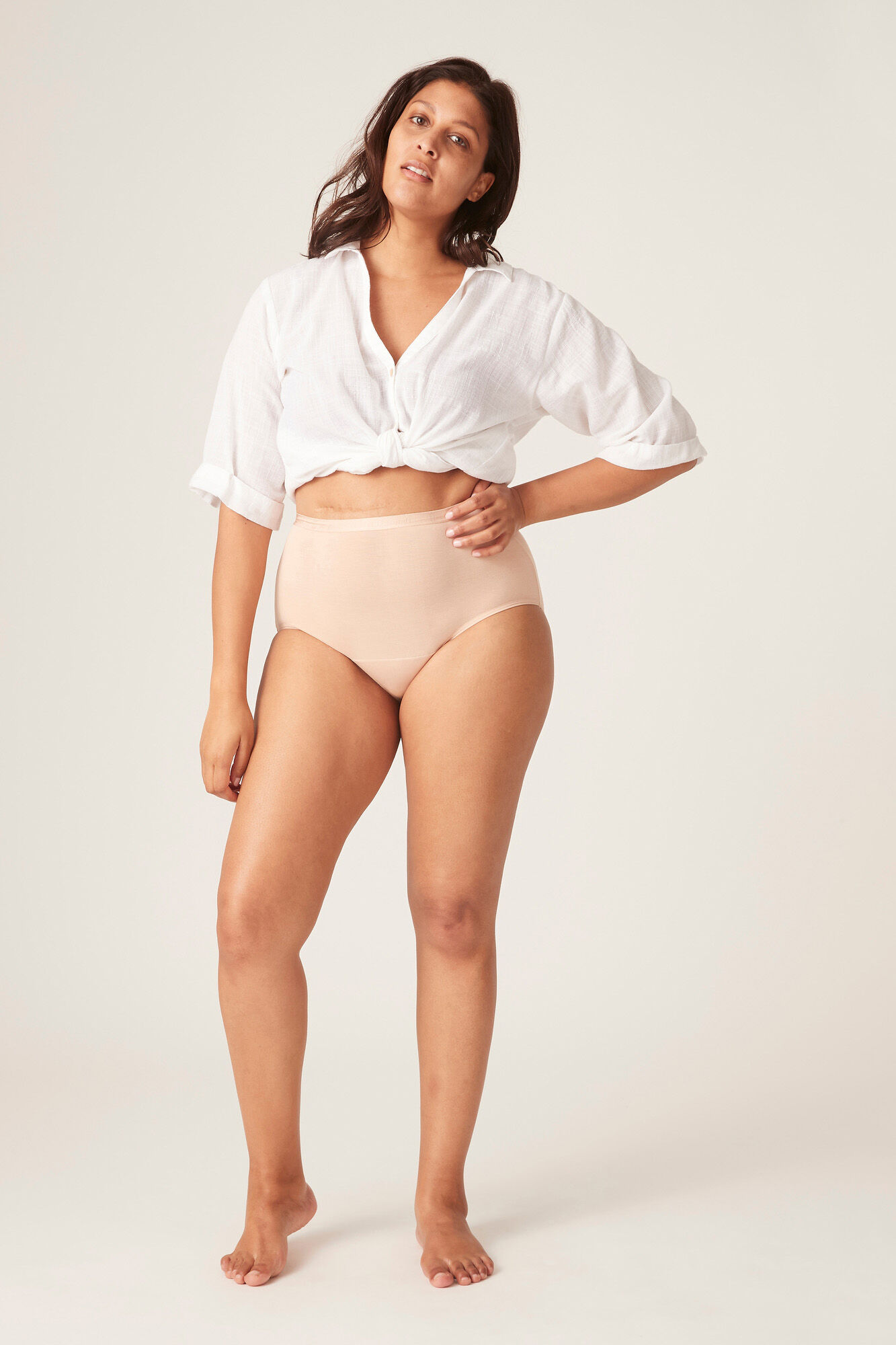 Modibodi Classic bamboo high-waisted light-moderate absorption period panty
