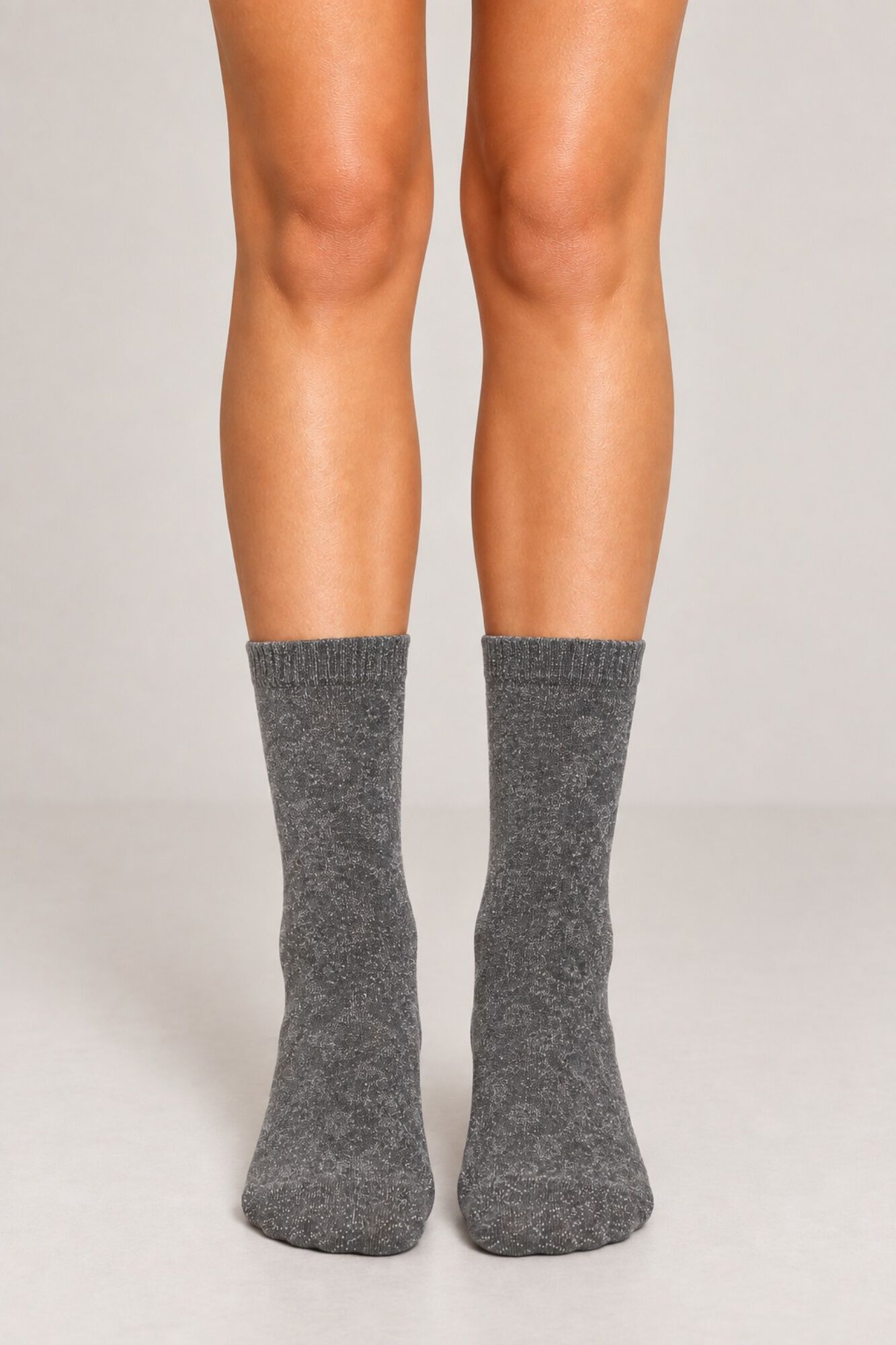 Pieces Socken mit Animal-Print und Lurex