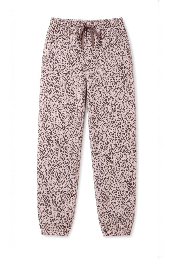 Women'secret Pantalon long imprim&eacute; animal nude