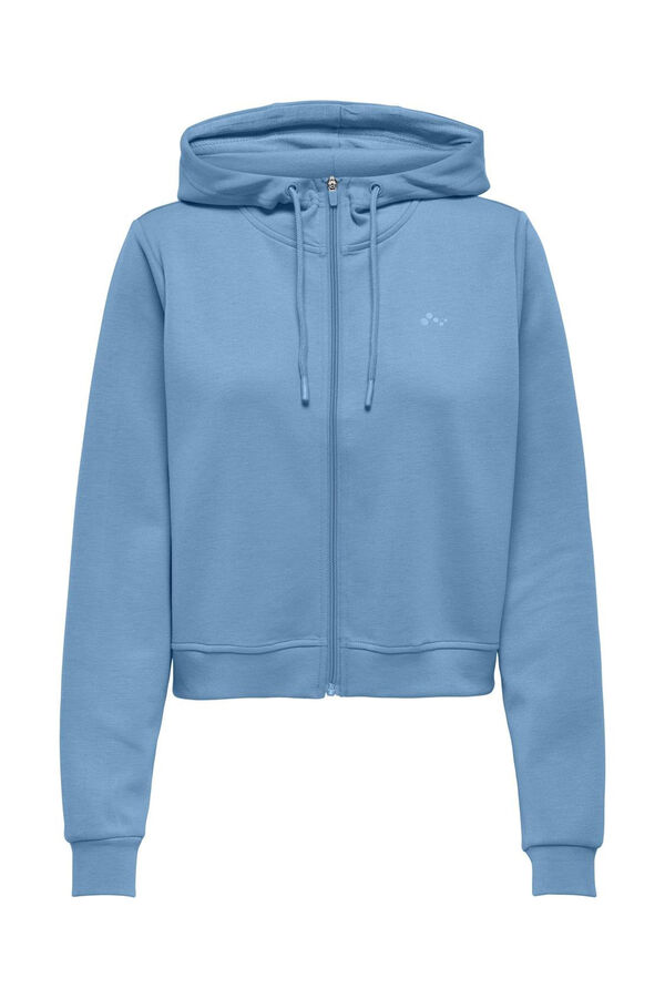 Womensecret Short sweatshirt bleu