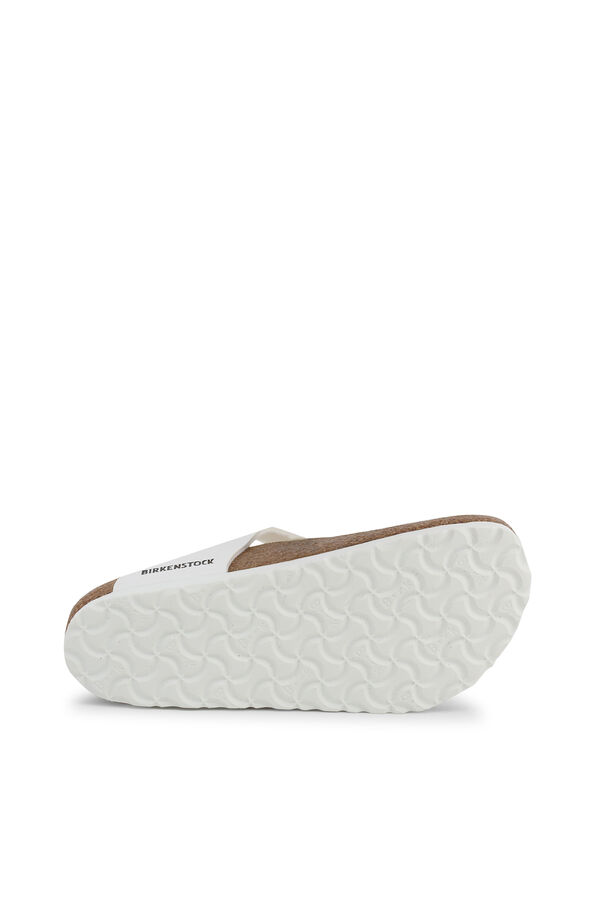 Womensecret White platform thong sandals fehér