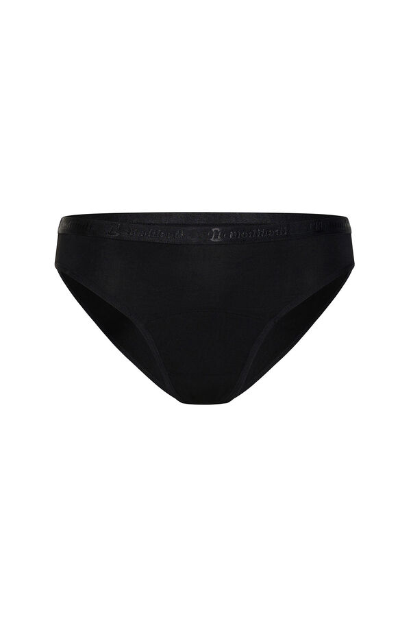 Modibodi Black bamboo classic moderate-heavy absorbency period panty black