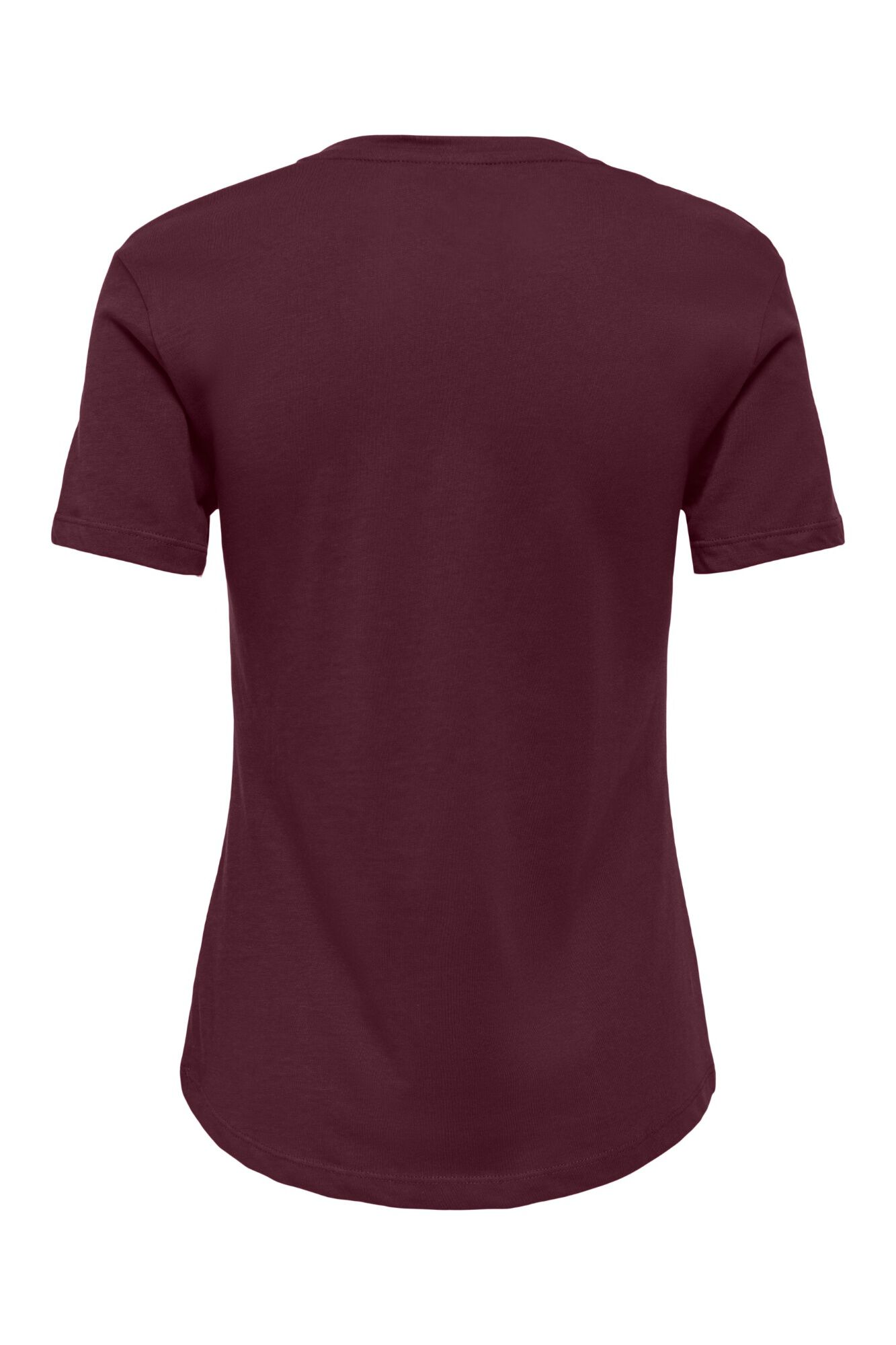 Only Play Camiseta cuello en V bordado dorado