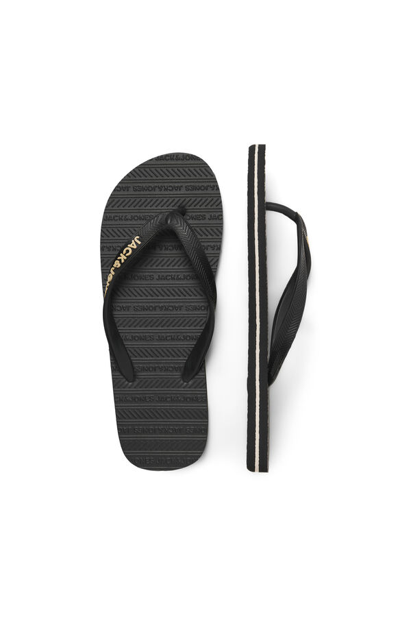 Jack & Jones Rubber flip-flop sandals black