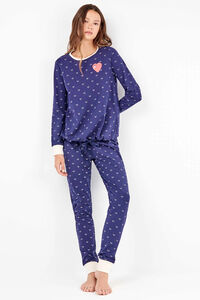Gisela Conjunto de pijama de coração de algodão
