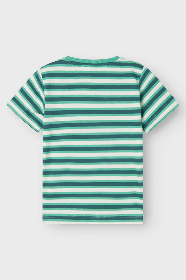 Womensecret Camiseta niño con detalle cocodrilo verde