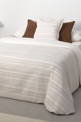 Textura Textured duvet cover nude