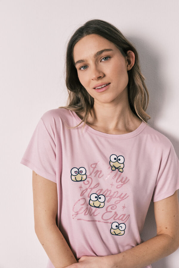 Women'secret Pyjama long Keroppi Patchwork rose