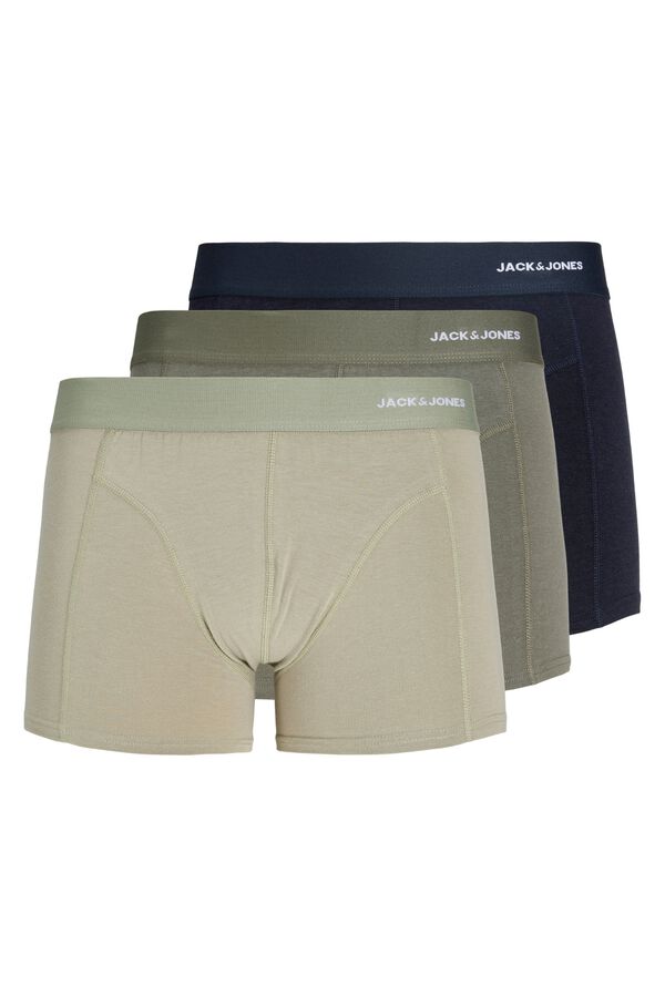 Jack & Jones Pack de 3 boxers en bambou gris