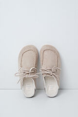 Women'secret Brown lined loafer slippers nude