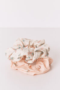Women'secret Lot de 2 scrunchies imprim&eacute;s vari&eacute;s