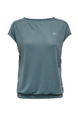 Womensecret Trainings-T-Shirt mit Metallicdetail Blau