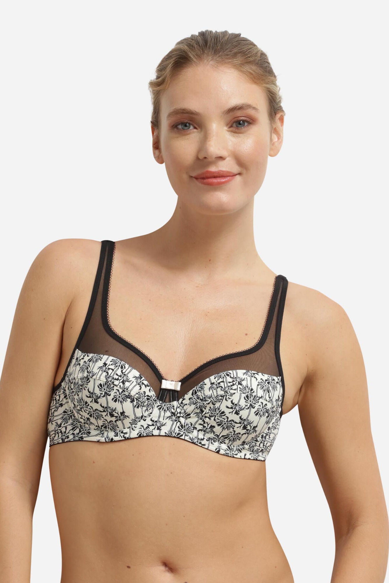 DIM Sujetador con aro gran capacidad tul