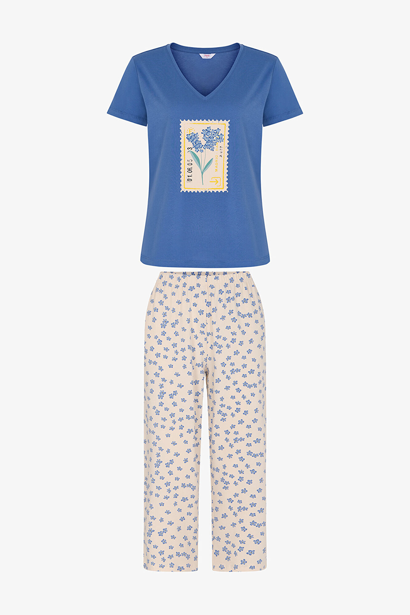 Penti Conjunto de Pijama Capri Floral