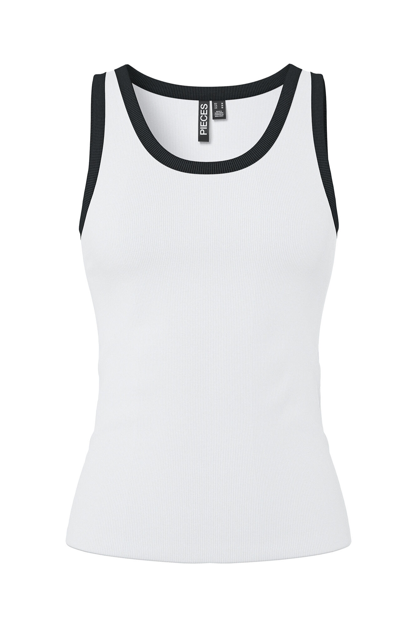 Pieces Kontrast-T-Shirt