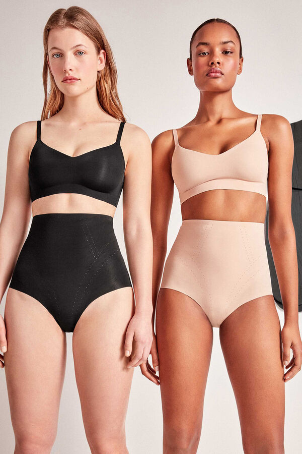 Gisela High waisted slimming girdle Crna