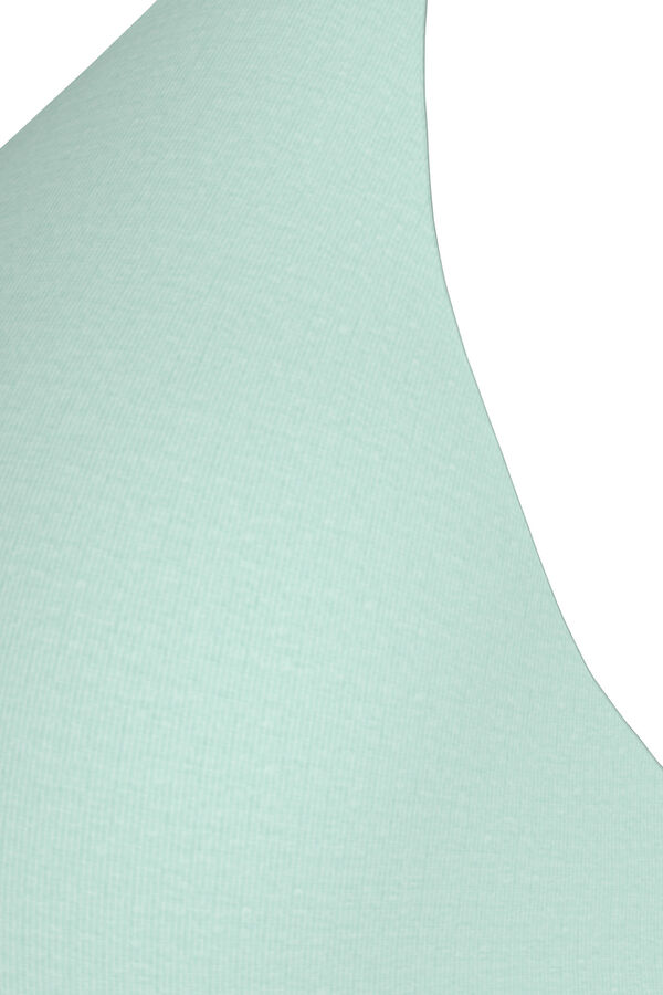 Calvin Klein Logo bralette bra beige