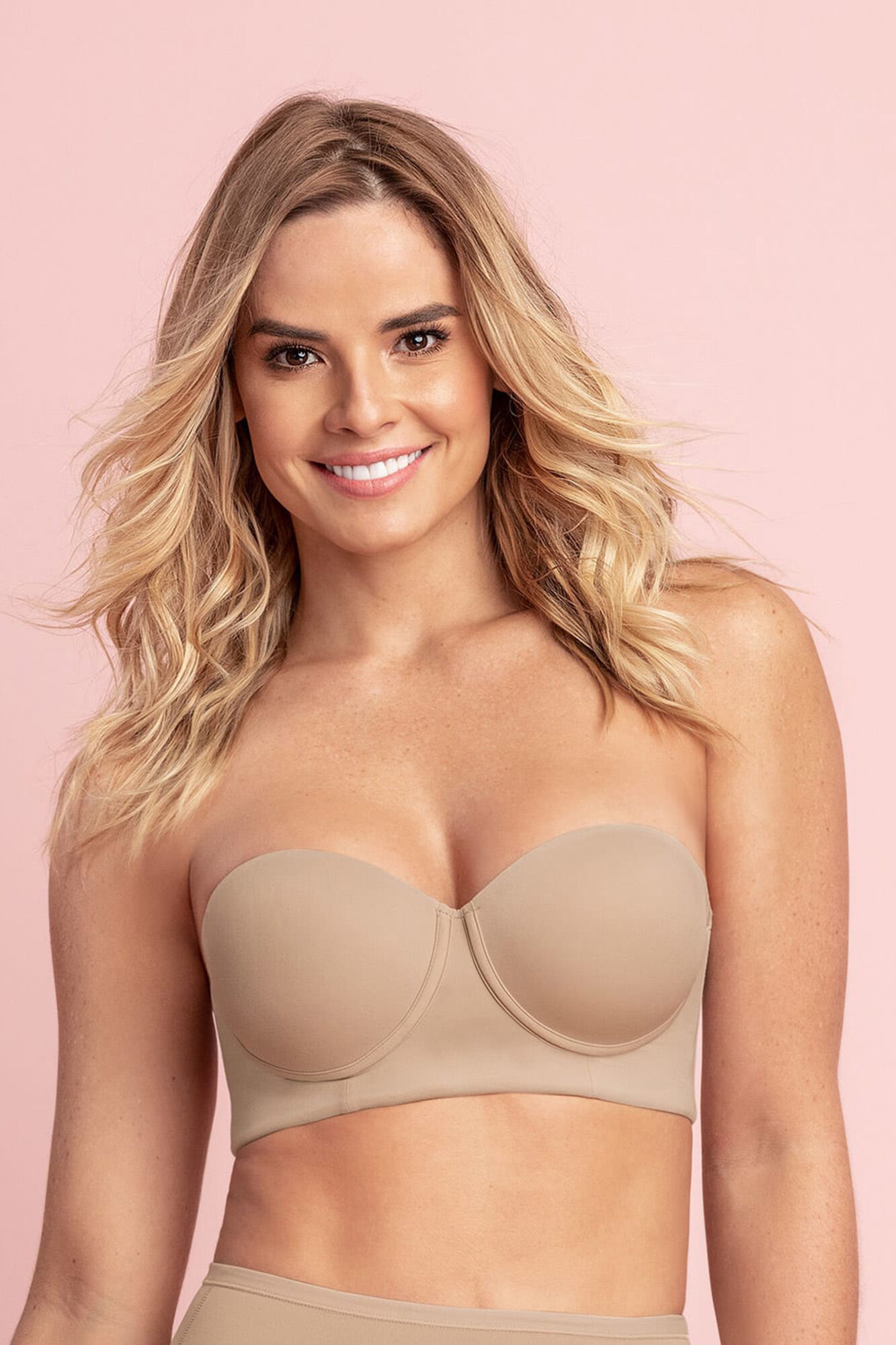 Leonisa Sin tirantes bustier 360&deg; de perfecci&oacute;n
