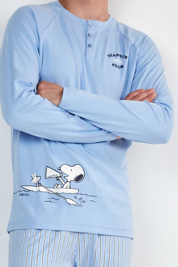 Gisela Men's long pyjamas blue