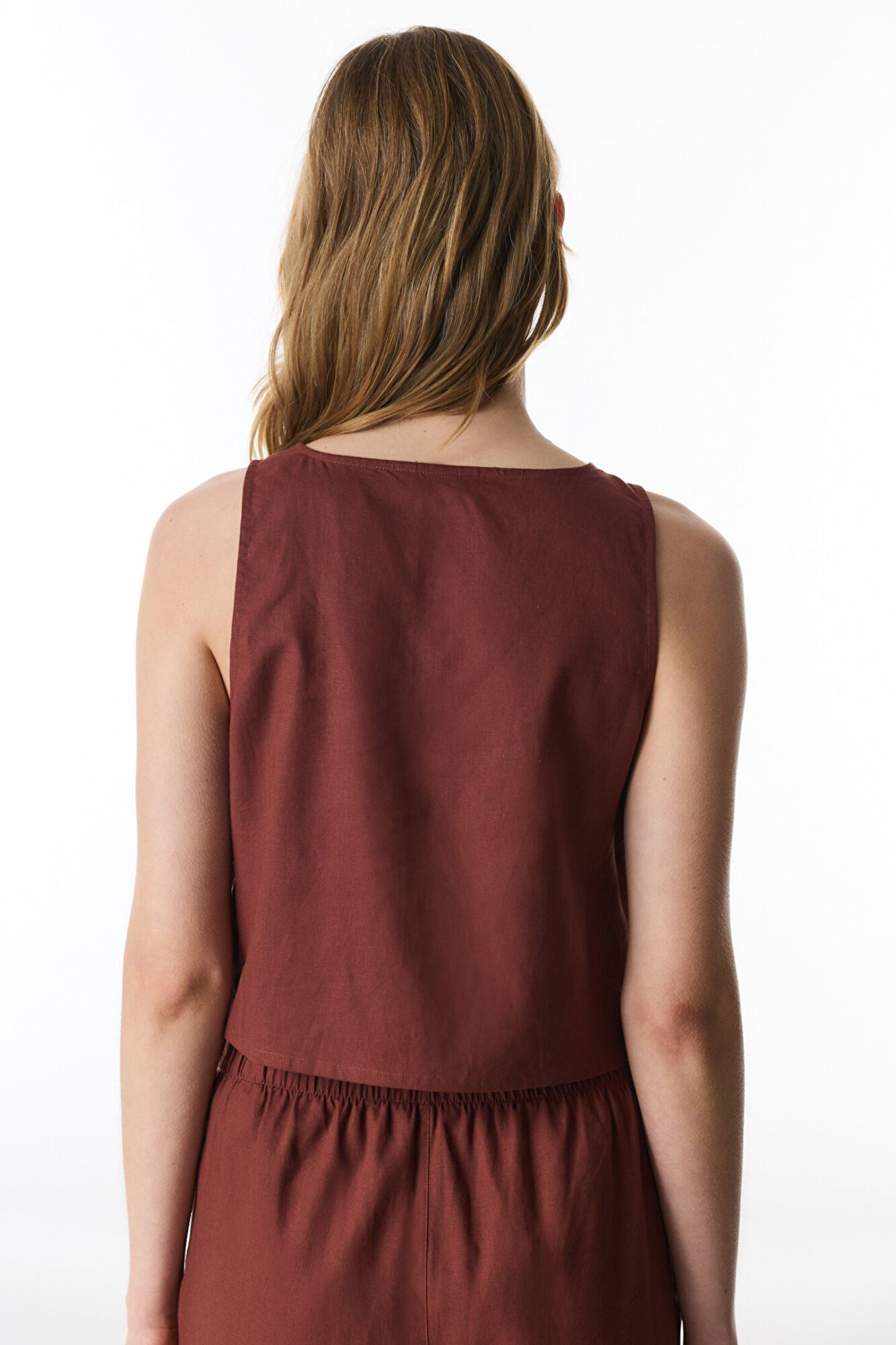 Penti Top de playa nudos laterales