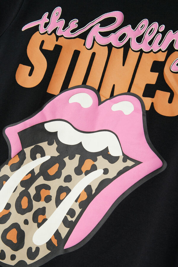 Name it Camiseta Rolling Stones ni&ntilde;a negro