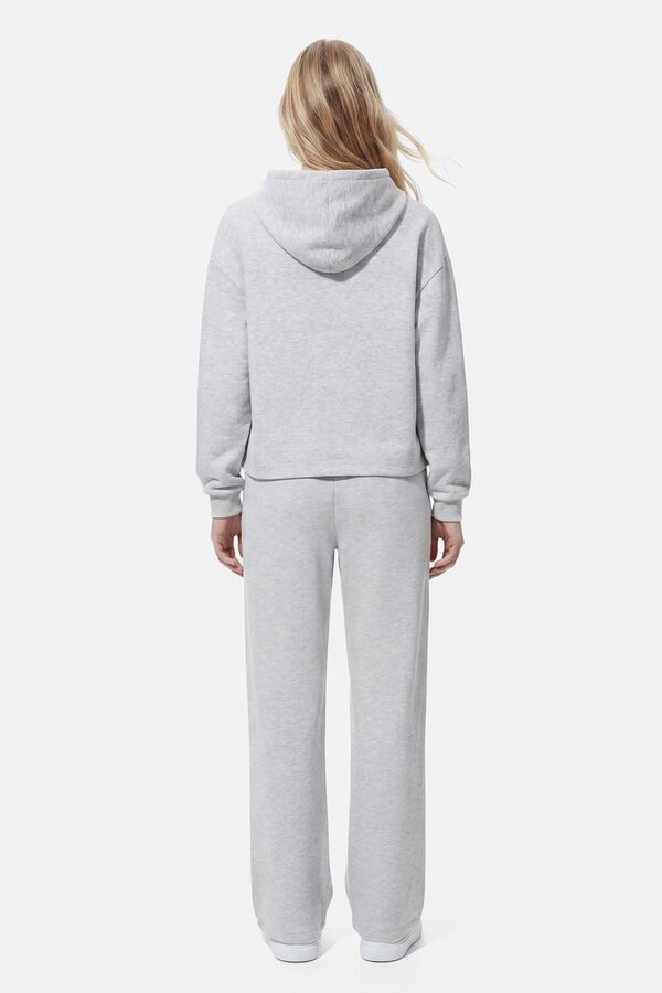 Pieces Cal&ccedil;a desportiva com detalhe lurex cinzento