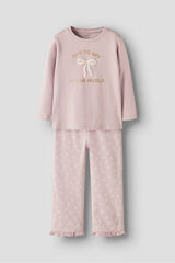 Name it Pijama de ni&ntilde;a de lazos rosa