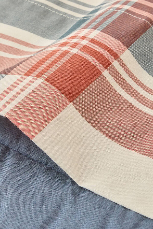 Textura Kariertes Blatt Blau