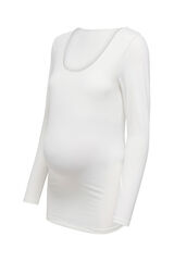 Only Maternity Camiseta de manga larga maternity  blanco
