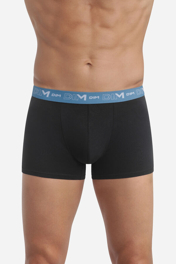 DIM Pacote com 3 boxers de algod&atilde;o estampado