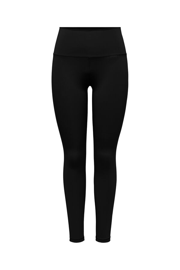 Only Play Legging deportivo tobillero tiro alto con bolsillo negro