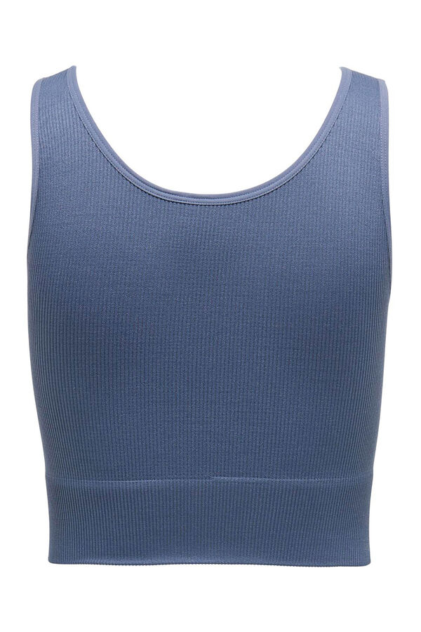 Womensecret Seamless straps sports bra blue