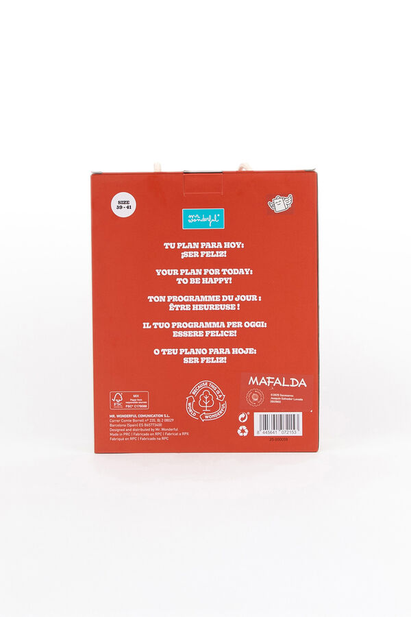 Mr. Wonderful Slippers MAFALDA printed