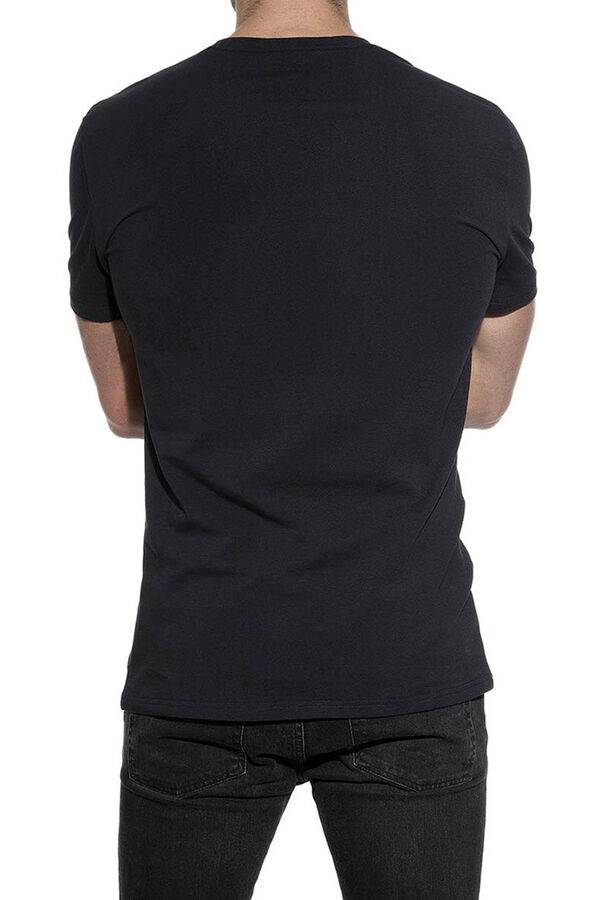 Bread & Boxers Pack of 2 stretchy crew neck in organic cotton in navy blue bleu
