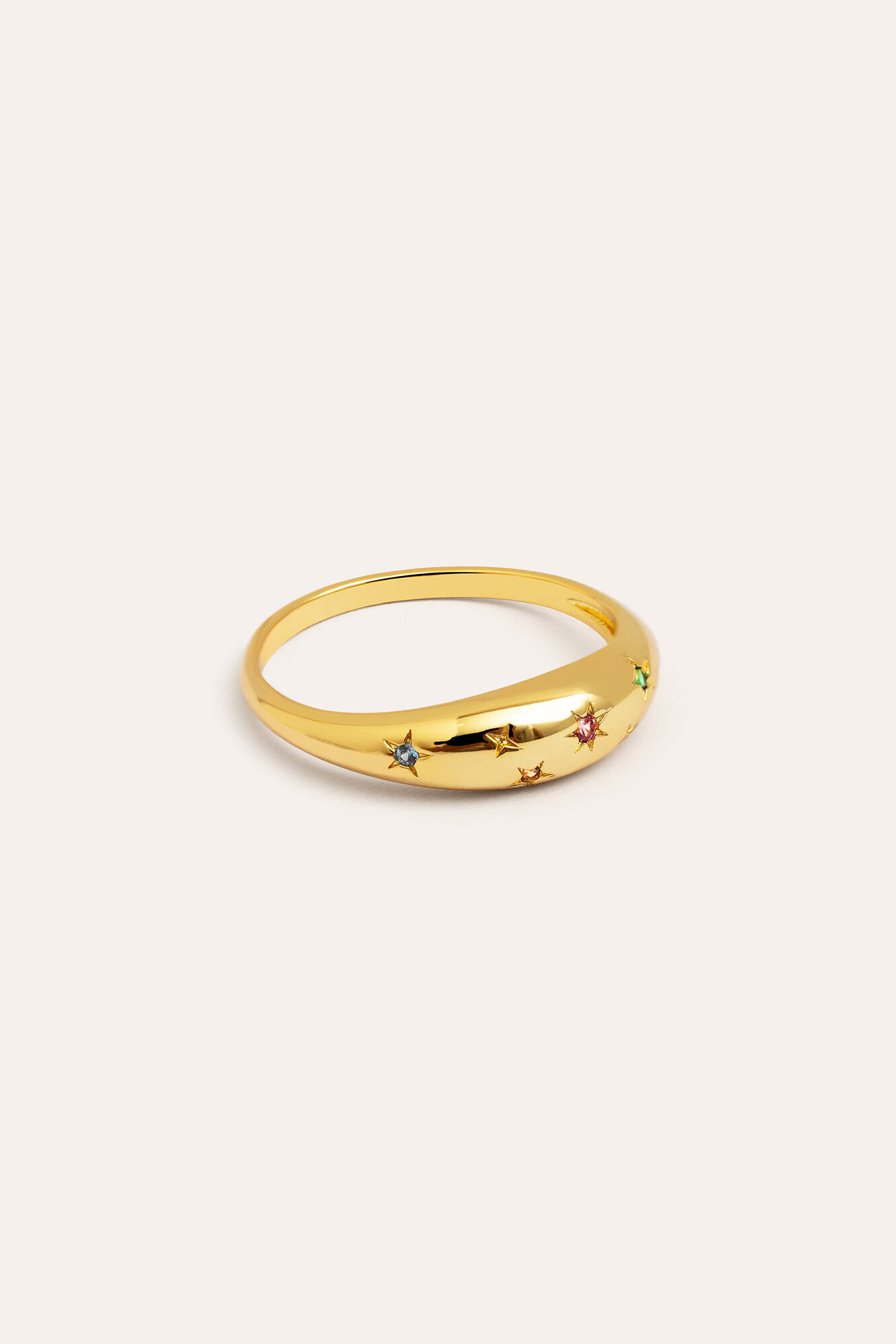 Singularu Spark Ring Farbe vergoldet 16