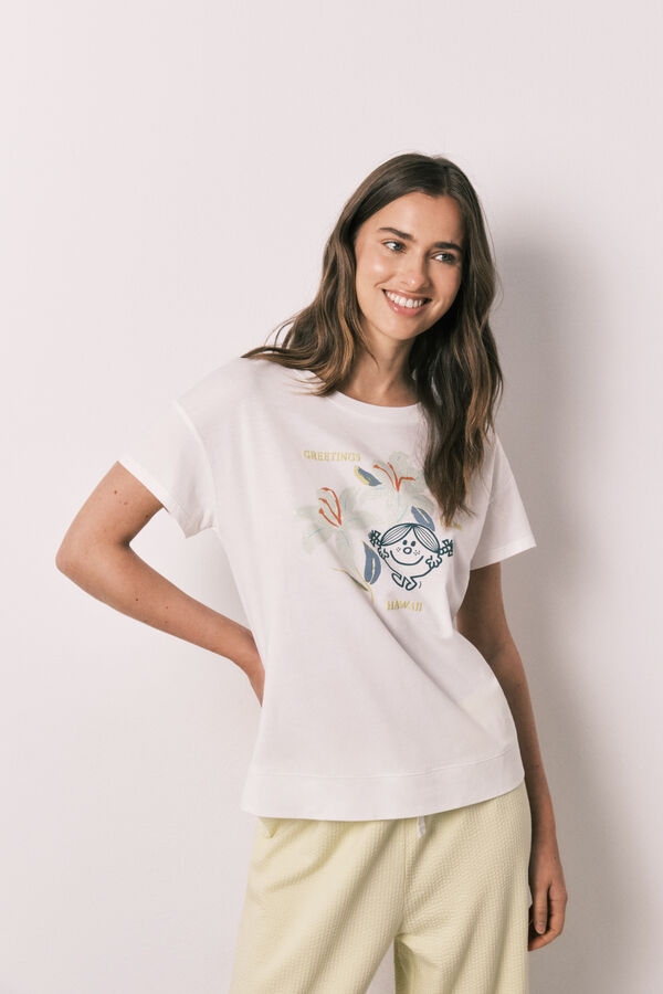 Women'secret Little Miss&trade; short sleeve capri pyjamas beige