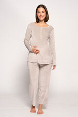 Womensecret Maternity velour pyjamas gris