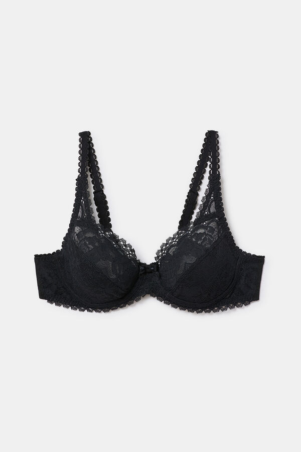 Womensecret Recycled lace brief black